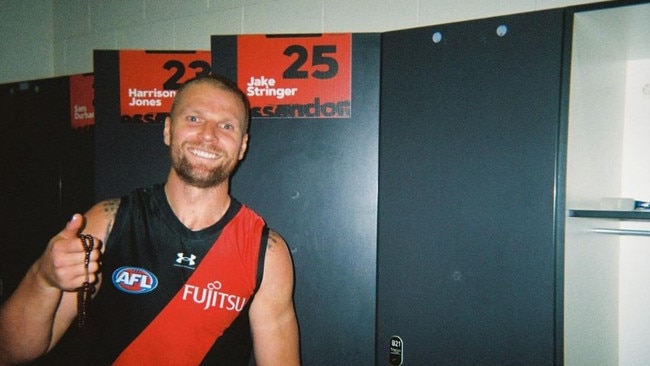 Jake Stringer is exploring Islam. Photo: Instagram@essendonfc