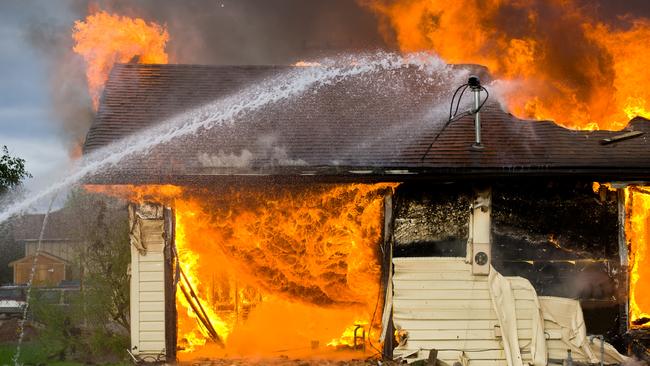 Robert Larson lit a fire below the window of a weatherboard house in Bendigo while its occupant was fast asleep. Picture: Generic image.