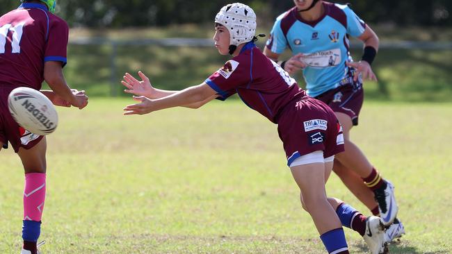 School rugby league finals, Keebra vs. Wavell Heights, Acacia Ridge. Picture: Liam Kidston