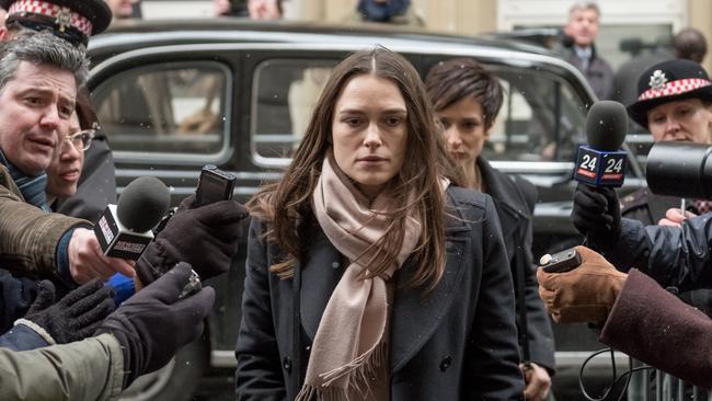 Keira Knightley plays whistleblower Katherine Gun in Official Secrets.