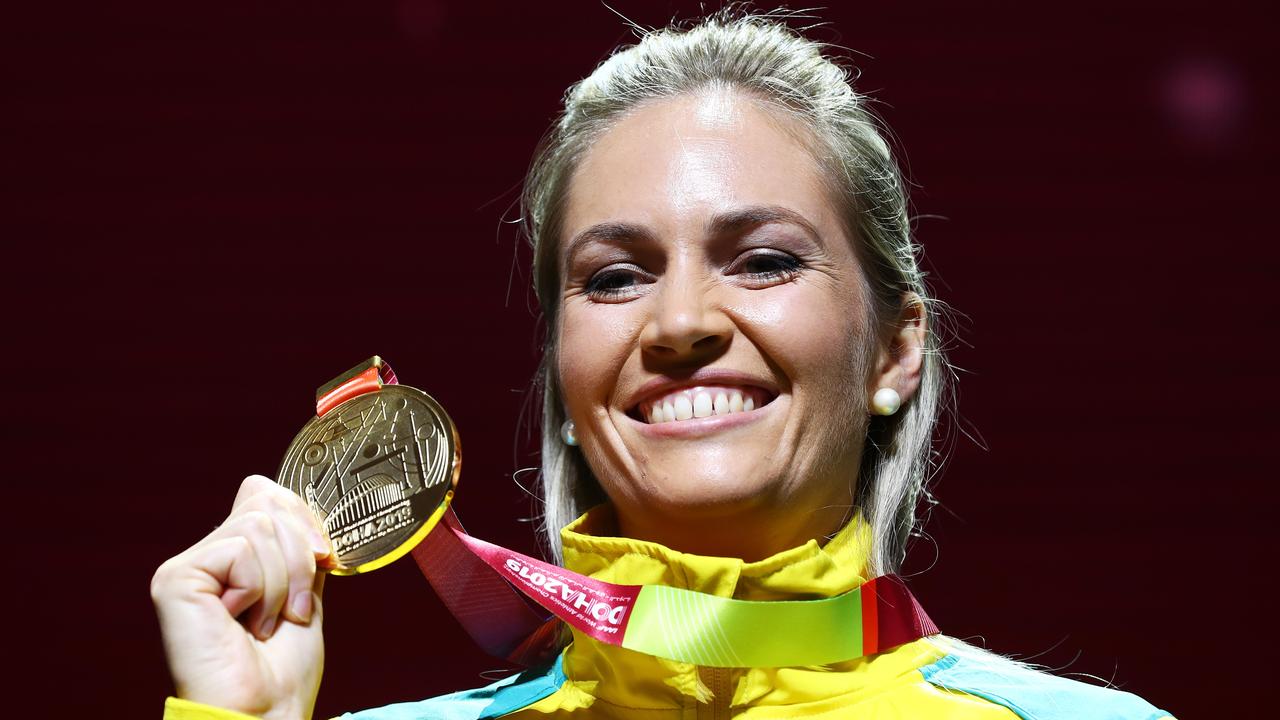Kelsey-Lee Barber: Australian javelin thrower wins world championship gold  in Doha | Herald Sun