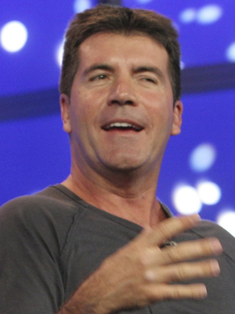 Simon Cowell during his American Idol days. Picture: AP Photo.