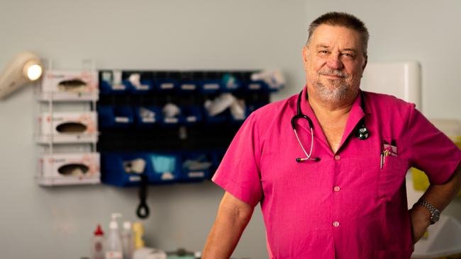 Dr Peter Stafford. GP from Gorge Health, has made the tough decision to close down the only private general practitioners in Katherine. Picture: Che Chorley