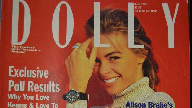 Alison Brahe Dolly magazine cover. Picture: Supplied