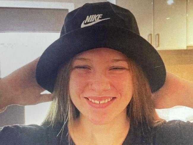 Montana Russell, 15, has been remembered as a “loyal” and “devoted” little sister who had a “warm attentive spot” in her heart for her nieces. Picture: Supplied