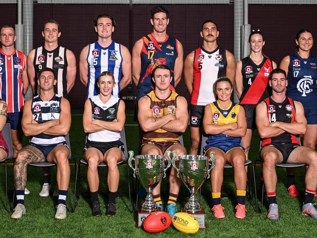 QAFL and QAFLW 2024 season launch. Picture: Highflyer Images.