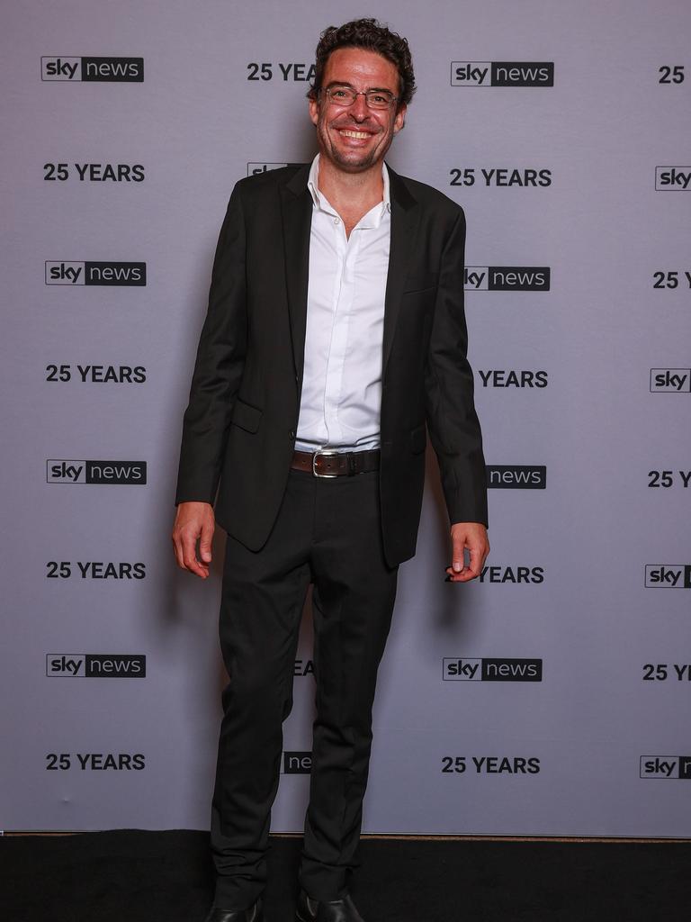 oe Hildebrand, at the Sky News 25th Anniversary celebration, at Bennelong Restaurant. Picture: Justin Lloyd.