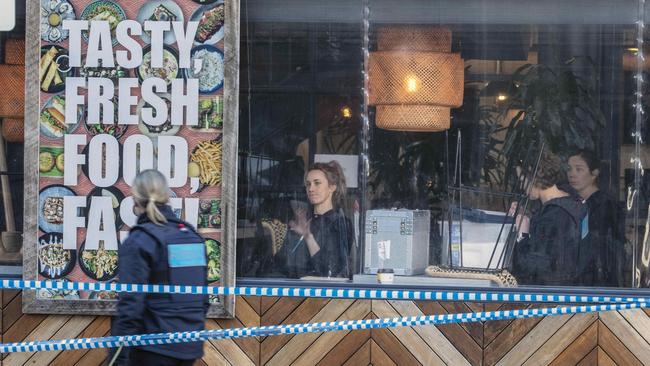 AFP Forensic Officers much of Sunday at Kokomo’s nightclub in Canberra Picture: NCA NewsWire / Gary Ramage