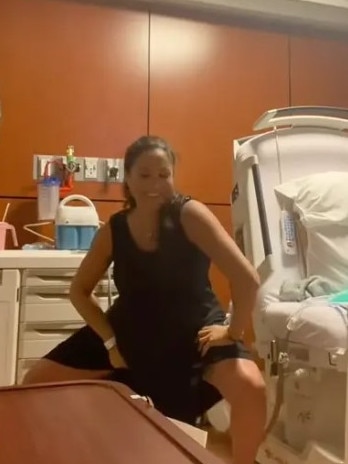 It showed Meghan – and Harry – getting down with some dance moves. Picture: Instagram