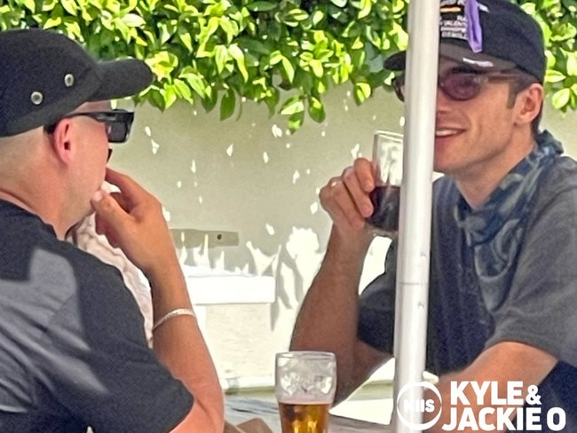 Jacob Elordi at Clovelly Hotel on Saturday. Picture: KIIS FM