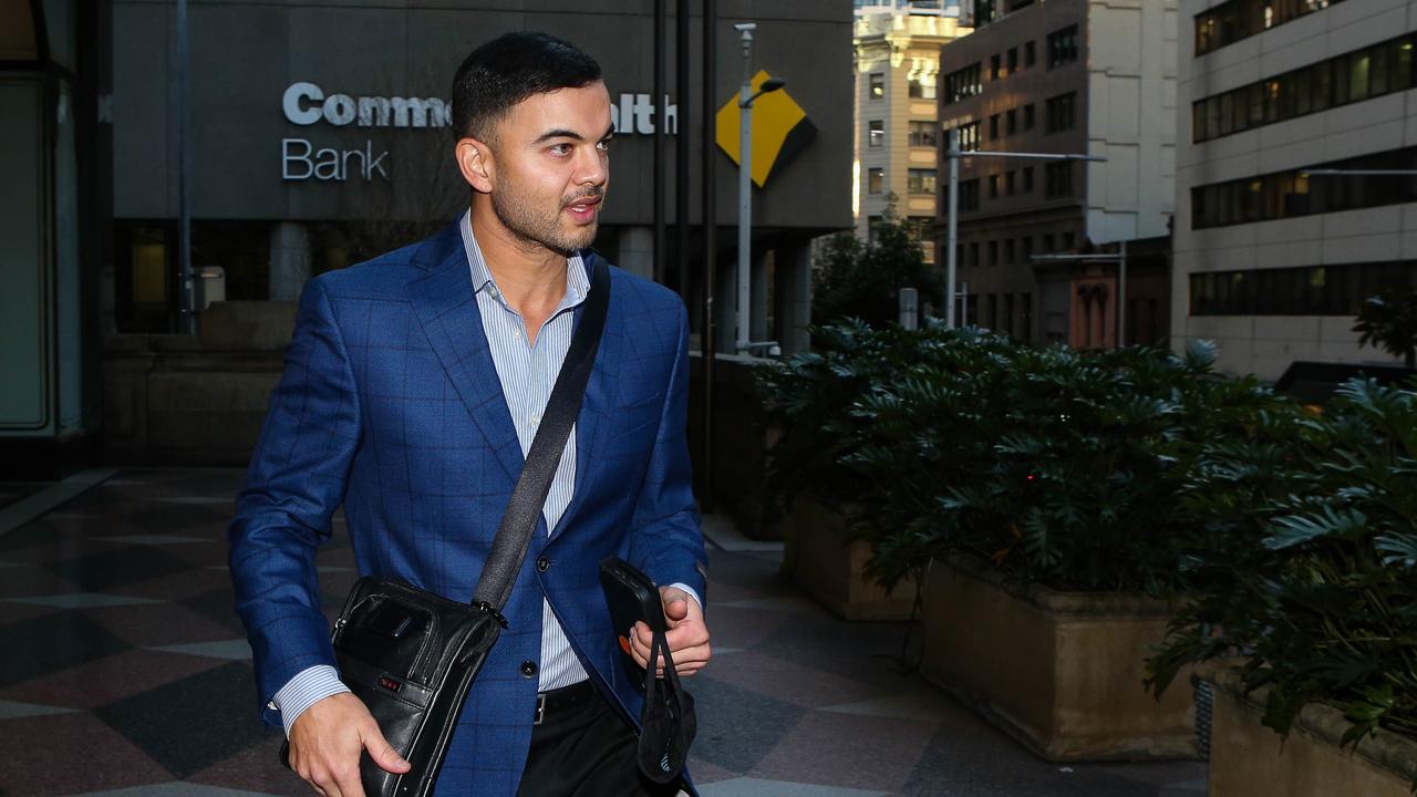 Guy Sebastian has been grilled in the witness box. Picture: NCA Newswire/ Gaye Gerard