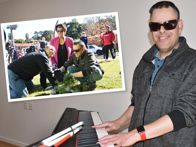 Watch: Vision-impaired man’s heartfelt song after securing new home