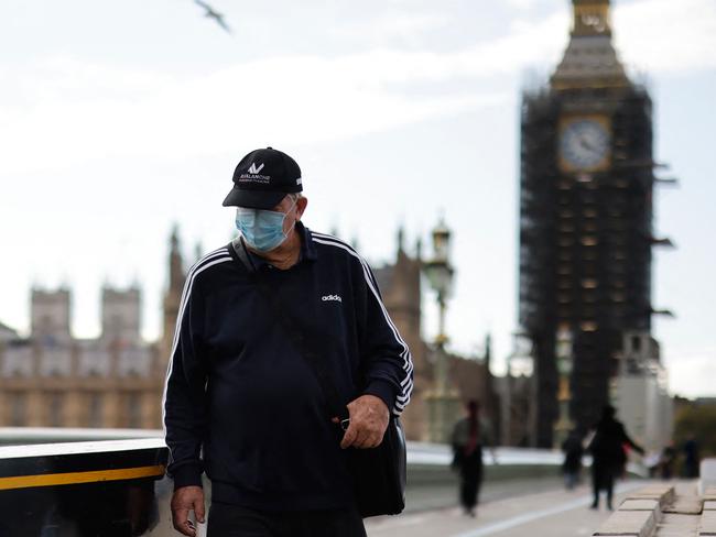 Healthcare leaders urged the British government to reinstate some coronavirus restrictions to ease pressures on hospitals because of spiralling case numbers. Picture: AFP