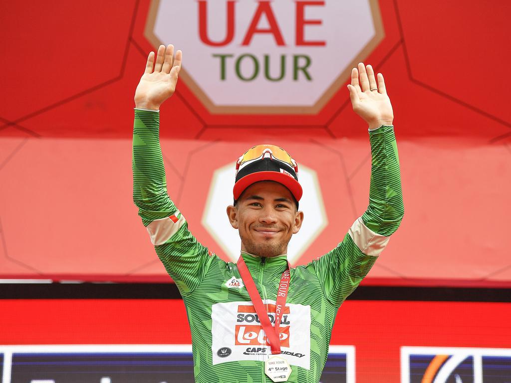 Australia's Caleb Ewan. (Massimo Paolone/LaPresse via AP)