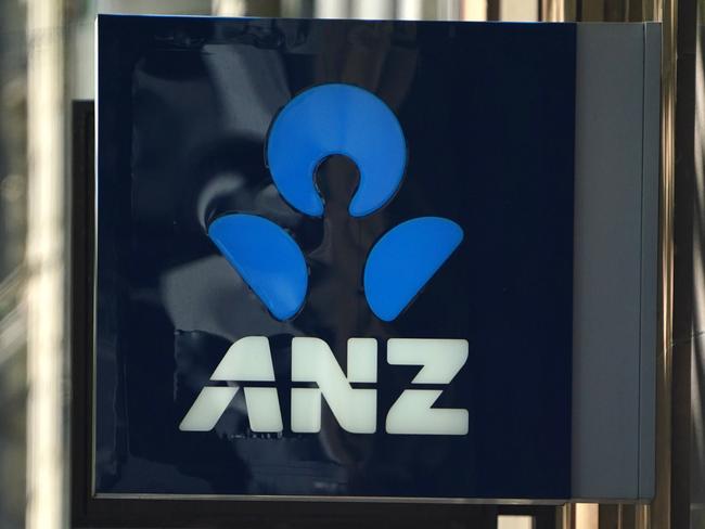 MELBOURNE AUSTRALIA - NewsWire Photos MARCH 8, 2024: Generic photos of the ANZ Bank logo in Melbourne.Picture: NCA NewsWire / Luis Enrique Ascui