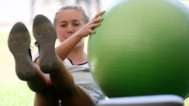 Australian Swimming Team training at Tobruk Memorial Pool in Cairns. PICTURE: STEWART MCLEAN