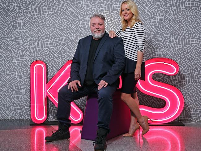 KIIS FM’s popular breakfast duo Kyle Sandilands and Jackie O remain in their slot. Picture: Sam Ruttyn