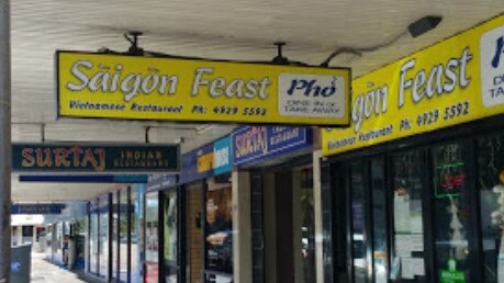 Saigon Feast in Newcastle had a food standard breach in August, 2019. Google street view.