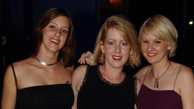 Sally McPhee, Amy Collins (21st) & Donna Seymour at Mantaz Club & Bar Pic Bryan Lynch AD216020