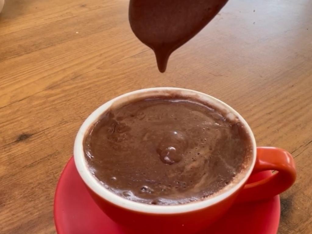 Italian style hot chocolate, Bocelli. Picture: Dianne Mattsson