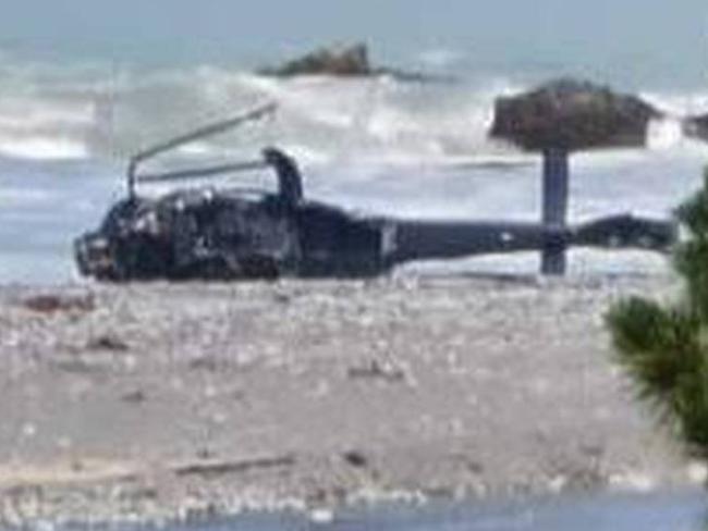 Two people died in the crash, with three survivors taken to hospital. Picture: Canterbury West Coast Air Rescue