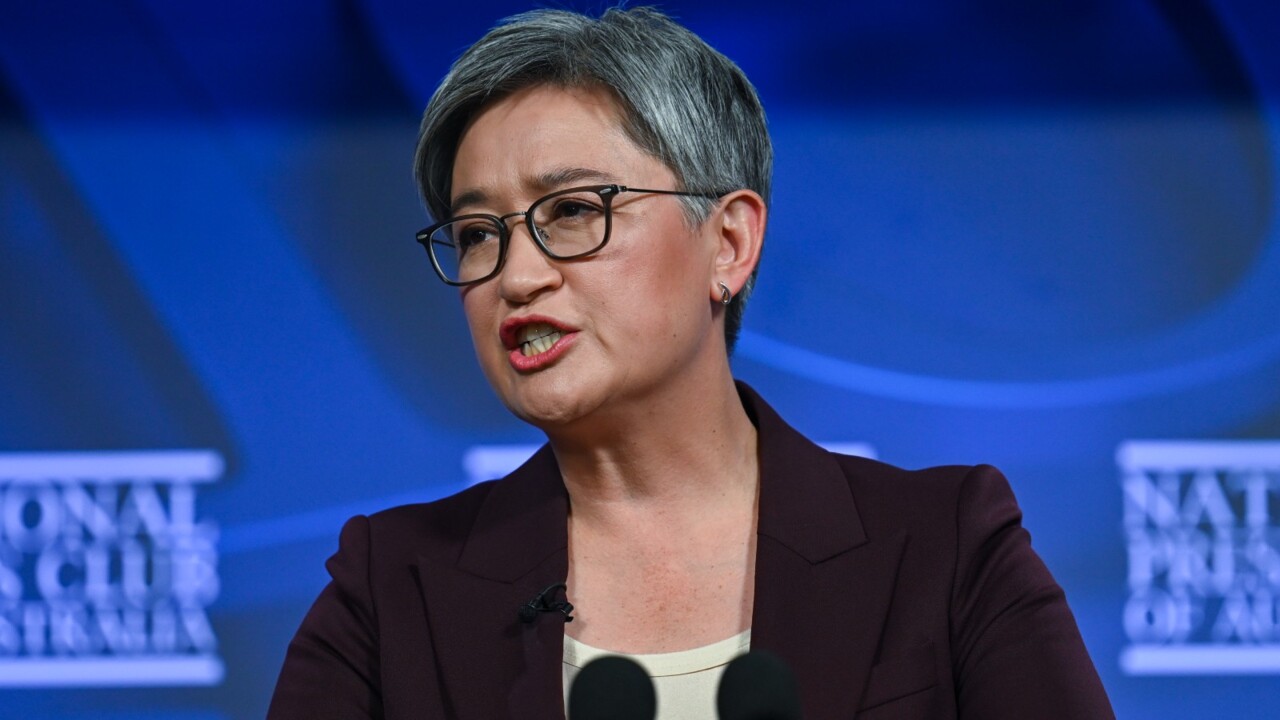 Foreign Affairs Minister Penny Wong addresses National Press Club of Australia