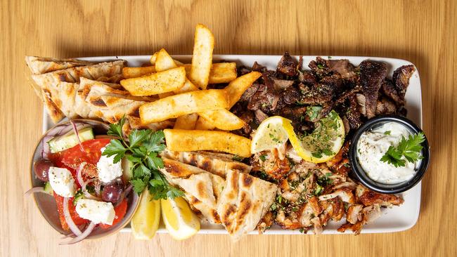 Mixed Gyros at Greca Street. Picture: Mark Stewart