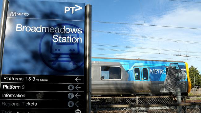 Broadmeadows railway station Picture: Hamish Blair