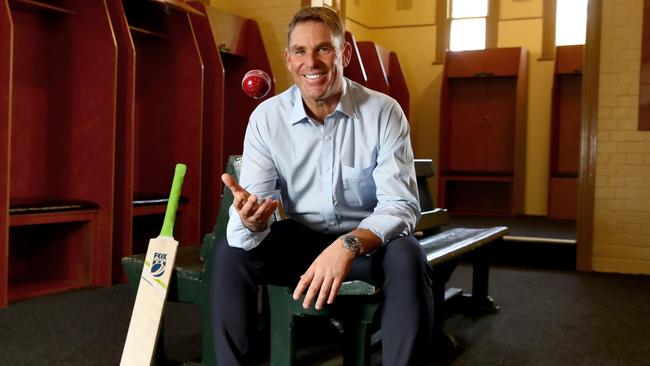 Shane Warne at the SCG on Thursday. Picture: Toby Zerna