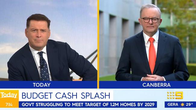 Karl Stefanovic told the Prime Minister it was not going to sit well with some people. Picture: Today Show