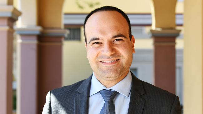 Martin Zaiter poses for a photo at Parramatta Town Hall.(AAP/Keri Megelus)