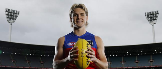 NCA. MELBOURNE, AUSTRALIA. September 20 , 2024. Brisbanes Will Ashcroft poses for a portrait at the MCG before tomorrows preliminary final again st Geelong.     .  Pic:Michael Klein