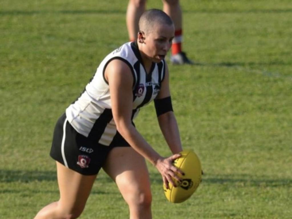 Hayley Richmond was named best on ground in the AFL Capricornia senior women's grand final.