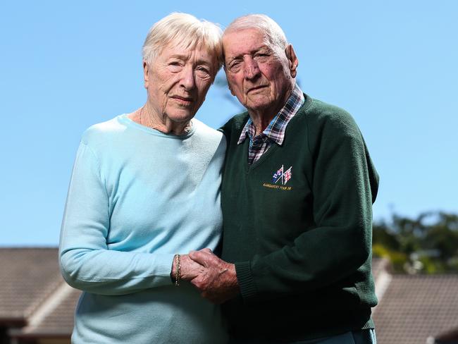 Paul Green’s parents, Patricia and Ned Green. Picture: Zak Simmonds