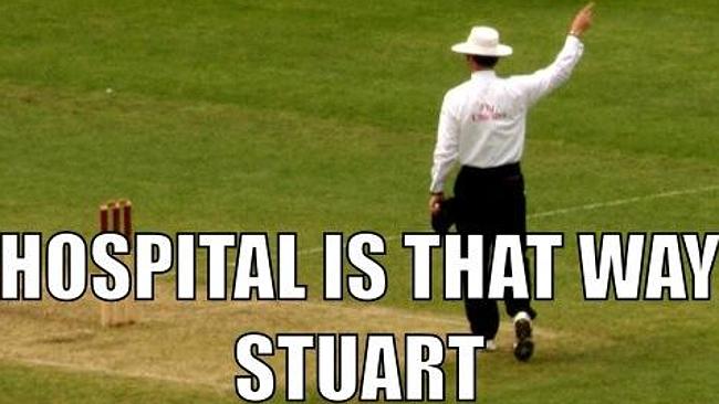 Shocking pic of Stuart Broad's foot, injured by Mitchell Johnson in third  Ashes Test at the WACA | Herald Sun