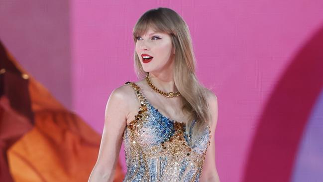 SYDNEY, AUSTRALIA - NCA NewsWire Photos - 23 FEBRUARY, 2024:  Pictured is Taylor Swift performing at Accor Stadium at Sydney Olympic Park on the opening night of the Sydney leg of her EraÃs tour. Picture: NCA NewsWire / Richard Dobson