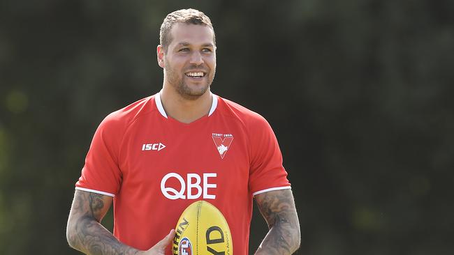 Lance Franklin has labelled racist comments directed at Elijah Taylor as unacceptable Picture: Getty Images