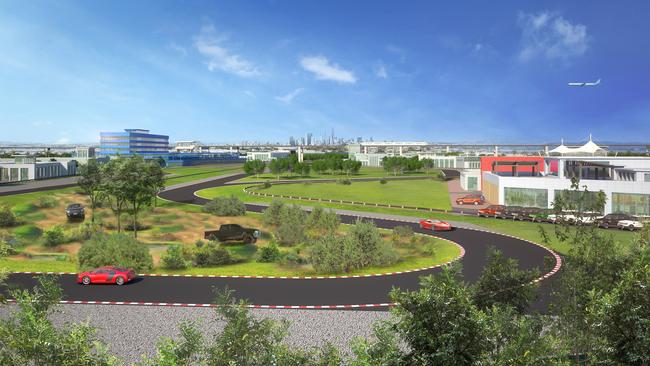 WORK STARTS: An artist’s impression of the BNE Auto Mall which is scheduled to open in 2020.