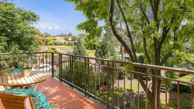 Outdoor space on the balcony.