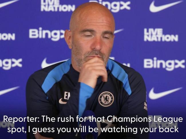 Enzo Maresca says players must control their emotions as race for Champions League spots intensifies