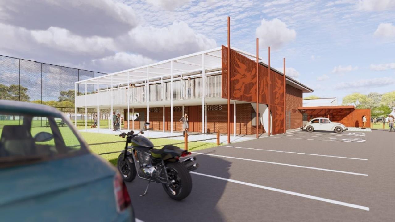 Mortlock Park will undergo a major redevelopment under a proposal by Mitcham council. Picture: Grieve Gillett Architects