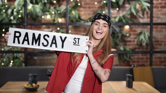 G Flip is making a cameo appearance on Neighbours in January 2025. Picture: Ch10