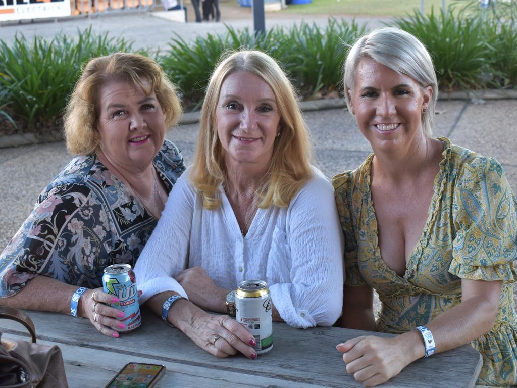 Monica Law, Tracey McCarthy and Genevieve Ryan at the Ariat APRA National Finals Rodeo at Gracemere CQLX, Saturday, November 12, 2022.