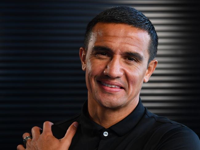 Socceroos player Tim Cahill the time is right to pass the baton on. Picture: AAP