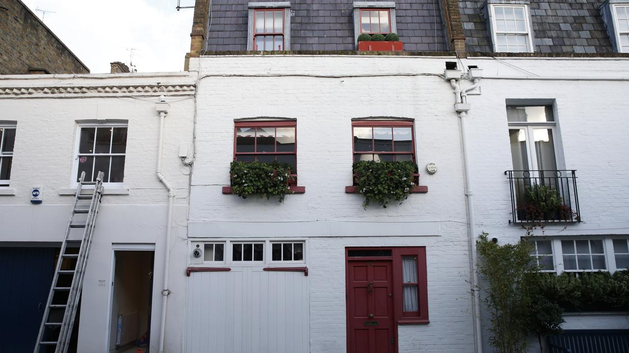 Ghislaine Maxwell's Belgravia property photographed in 2019. Picture: Hollie Adams/Getty Images.