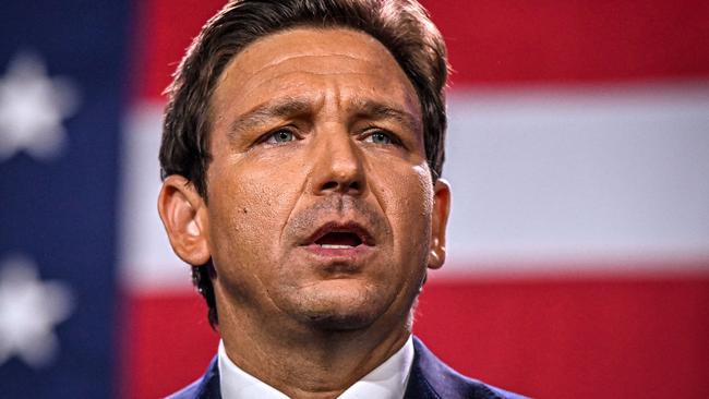 Some former Trump allies believe it’s time for Florida governor Ron DeSantis to assume the Republican leadership role. Picture: AFP