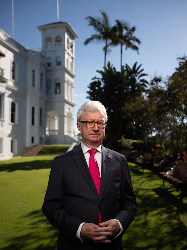 Queensland Governor Paul de Jersey at Government House.