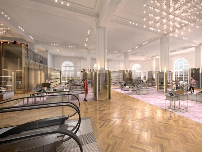 David Jones reveals entire store floor dedicated to shoes