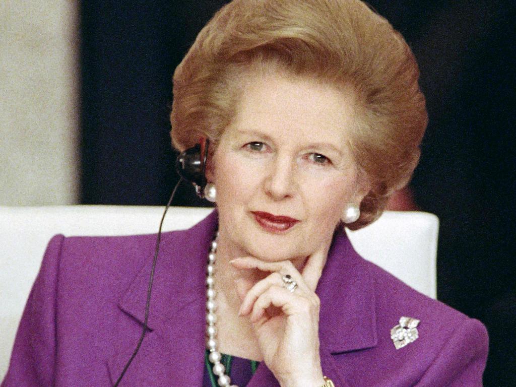 Rupert Murdoch only rated one British leader: Margaret Thatcher. Picture: AFP