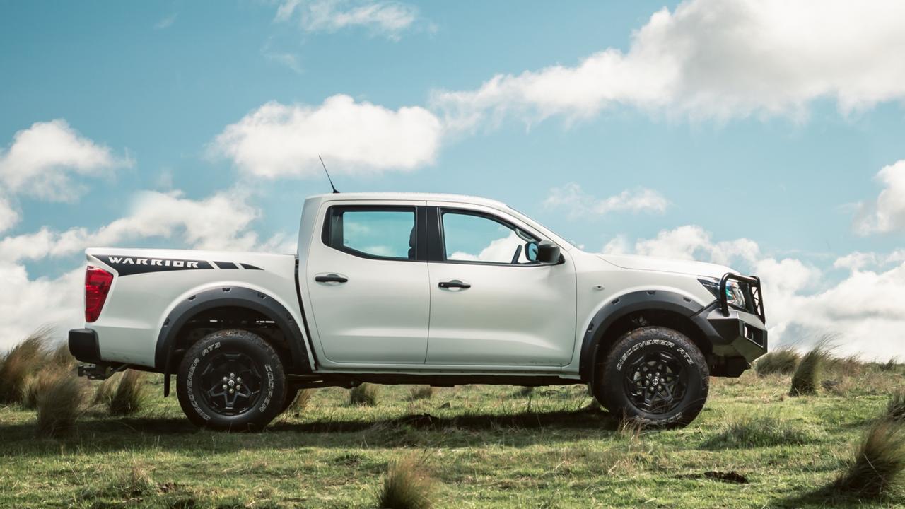 The Nissan Navara Warrior SL is powered by a four-cylinder diesel. Picture: Thomas Wielecki.